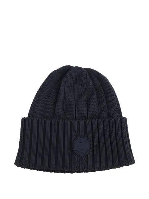 Save The Duck logo-patch beanie hat