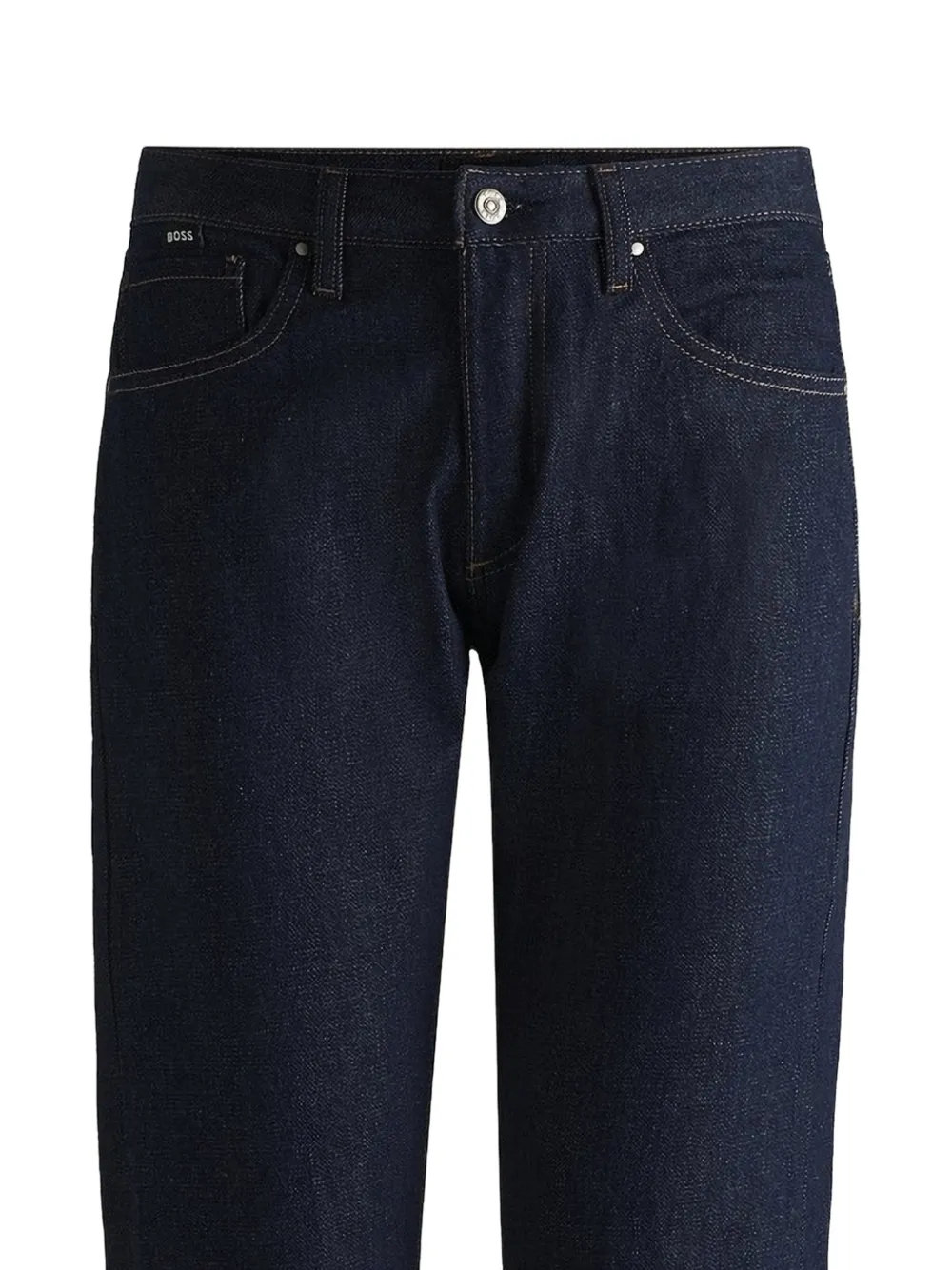 BOSS Straight jeans Blauw