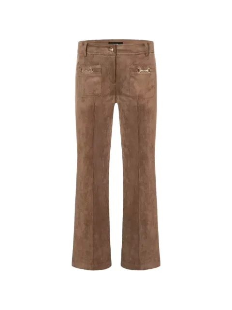 Cambio seam-detail patched-pocket trousers