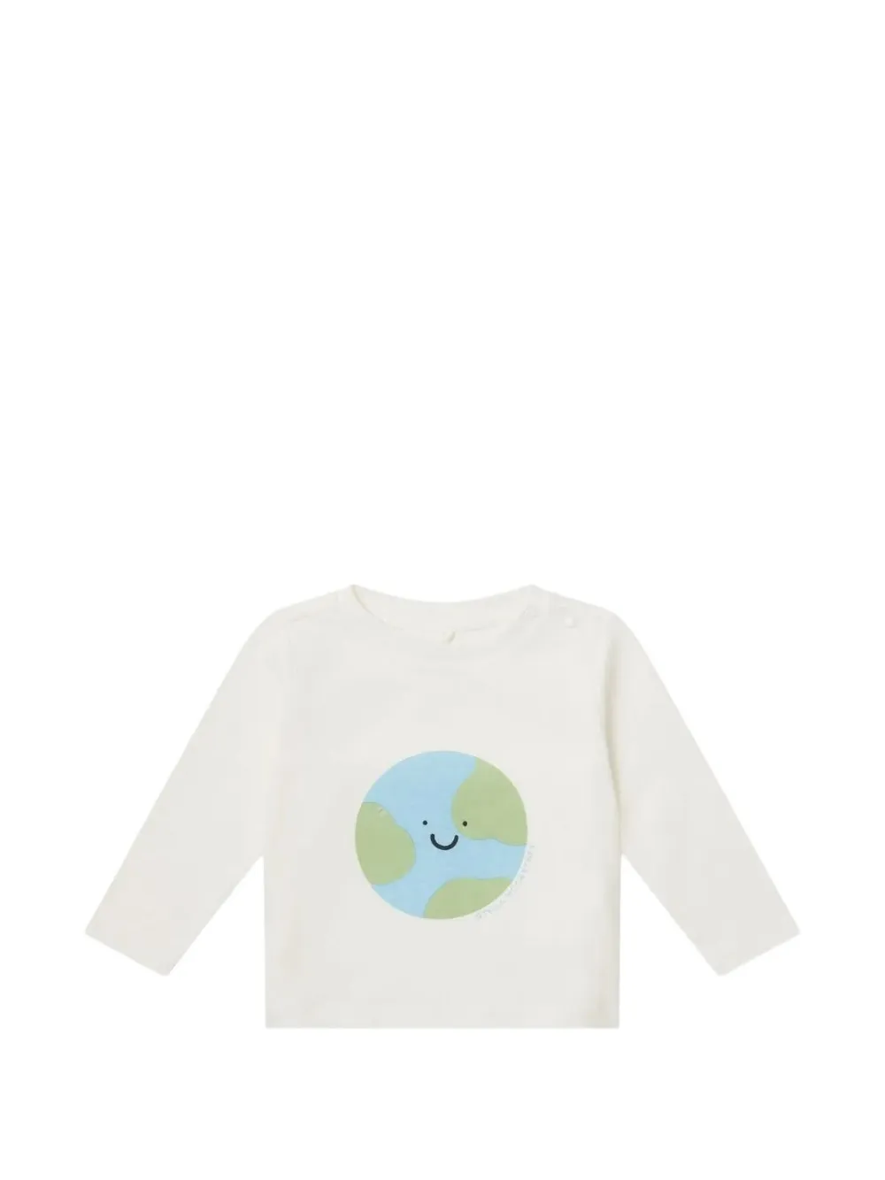 Stella McCartney Kids graphic-print long-sleeve T-shirt - Bianco