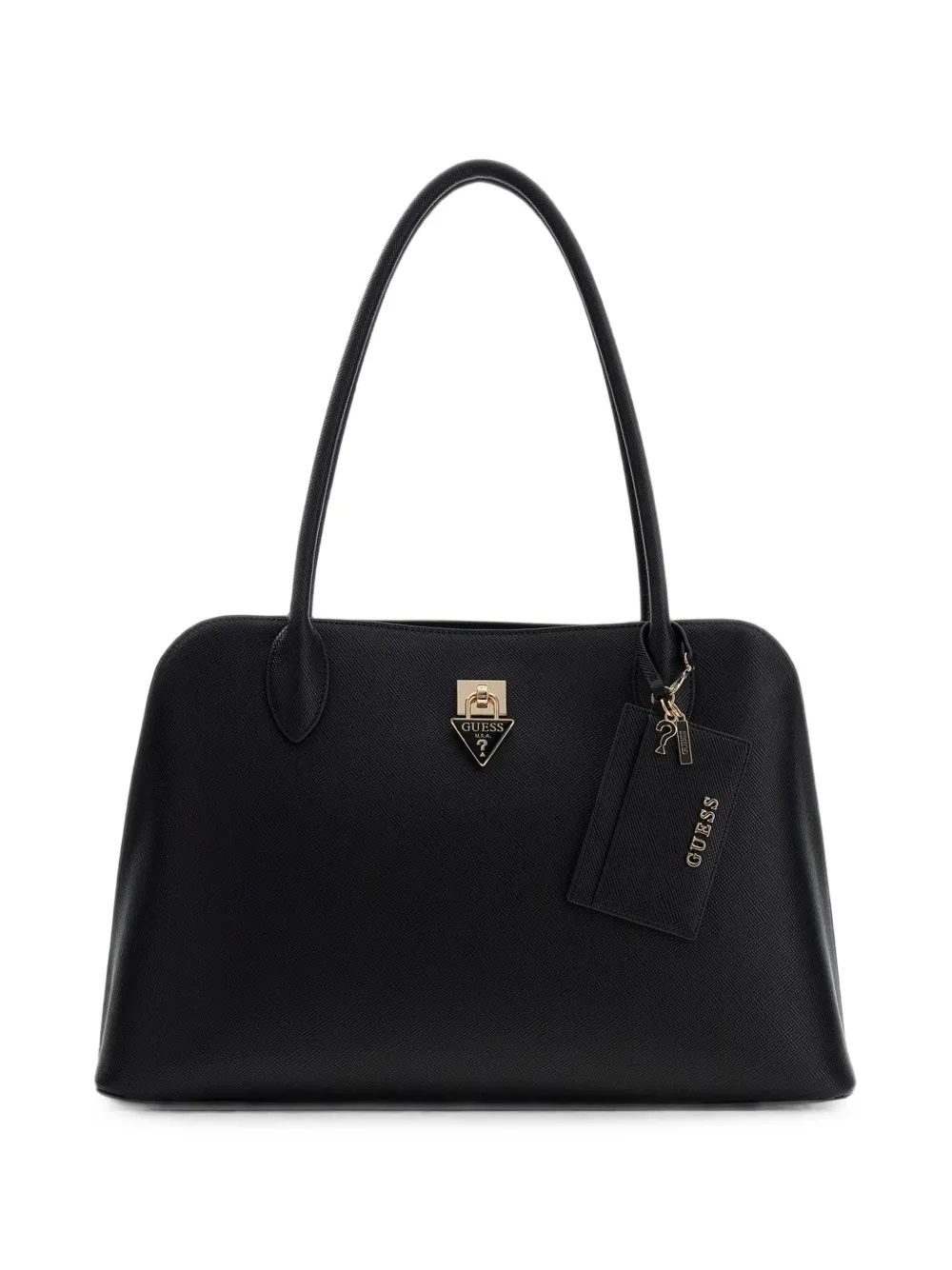 GUESS USA Patsie saffiano-effect tote bag - Nero