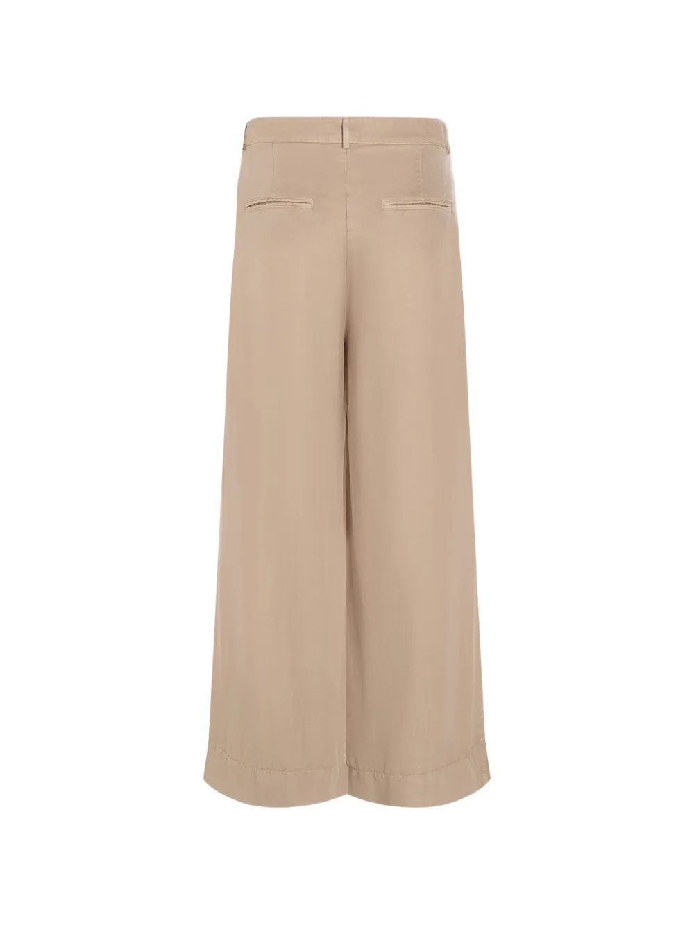 Cambio Adeline plooibroek met wijde pijpen Beige