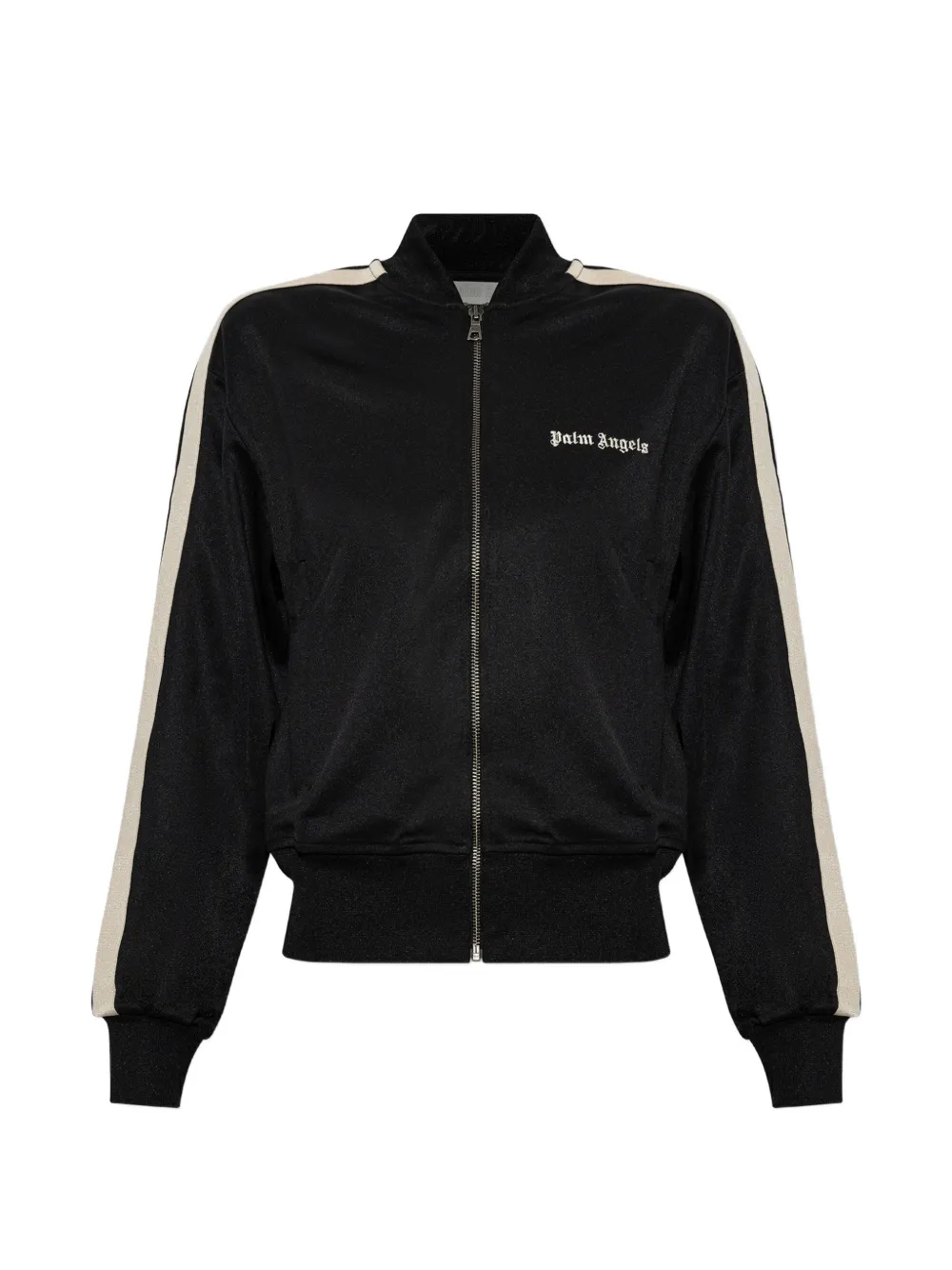 Palm Angels embroidered logo side-stripe sweatshirt - Nero