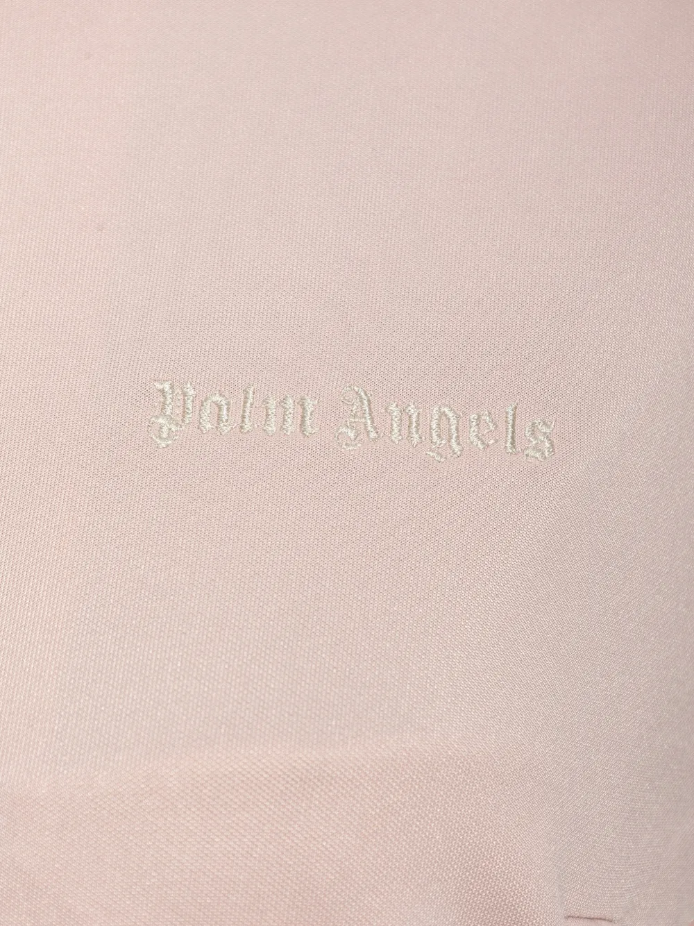 Palm Angels Sweater met geborduurd logo en rits Roze