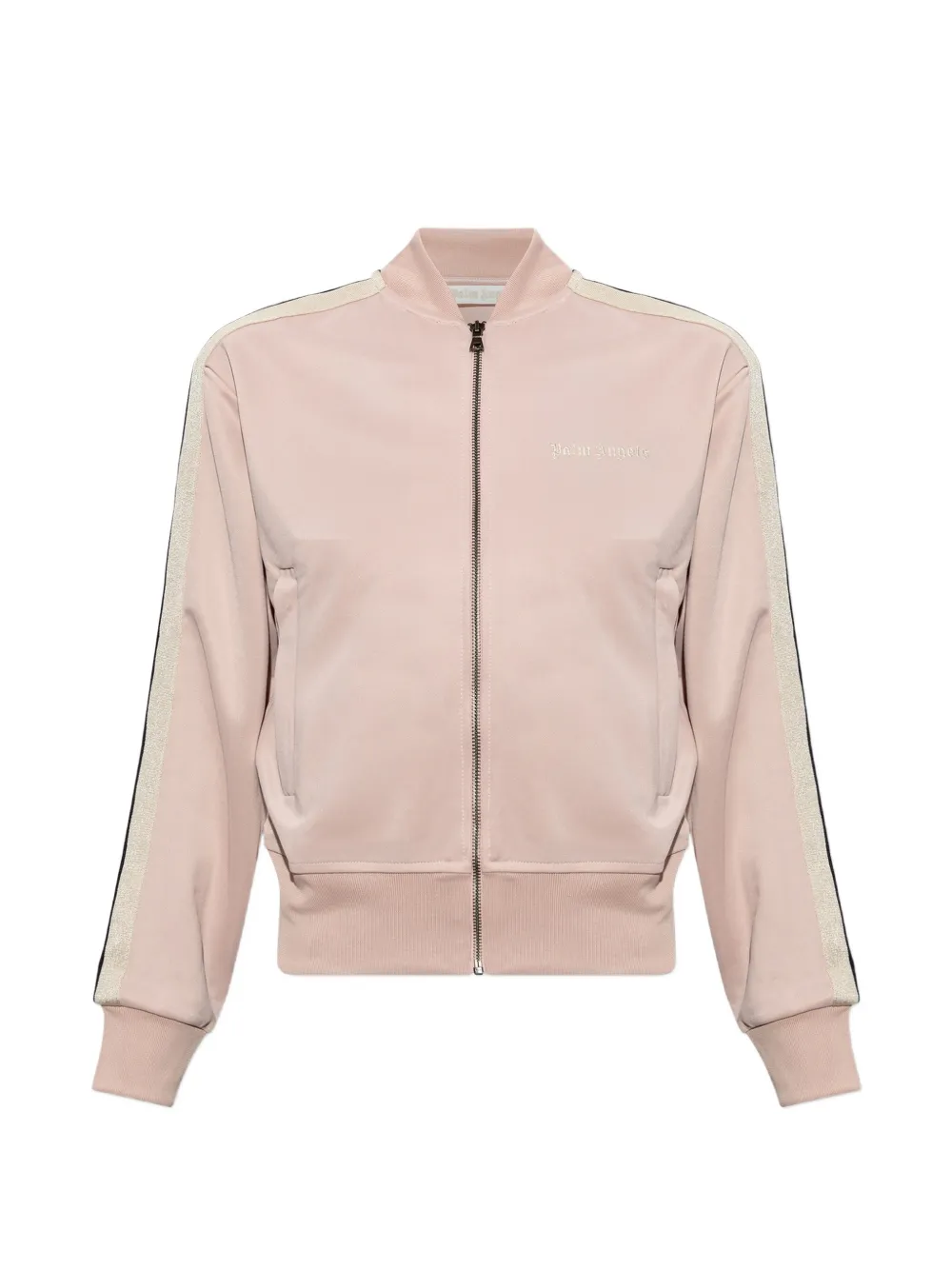 Palm Angels logo-embroidered zip-up-sweatshirt - Rosa