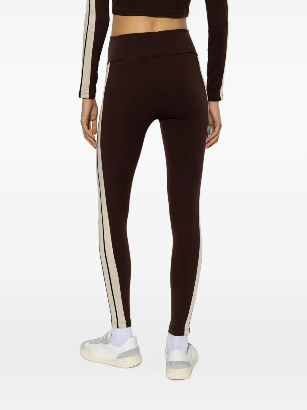 Palm Angels Legging met logostreep Bruin
