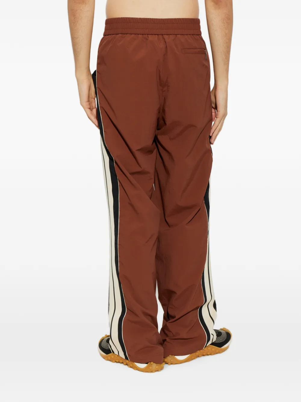 Palm Angels Trainingsbroek met logopatch Bruin