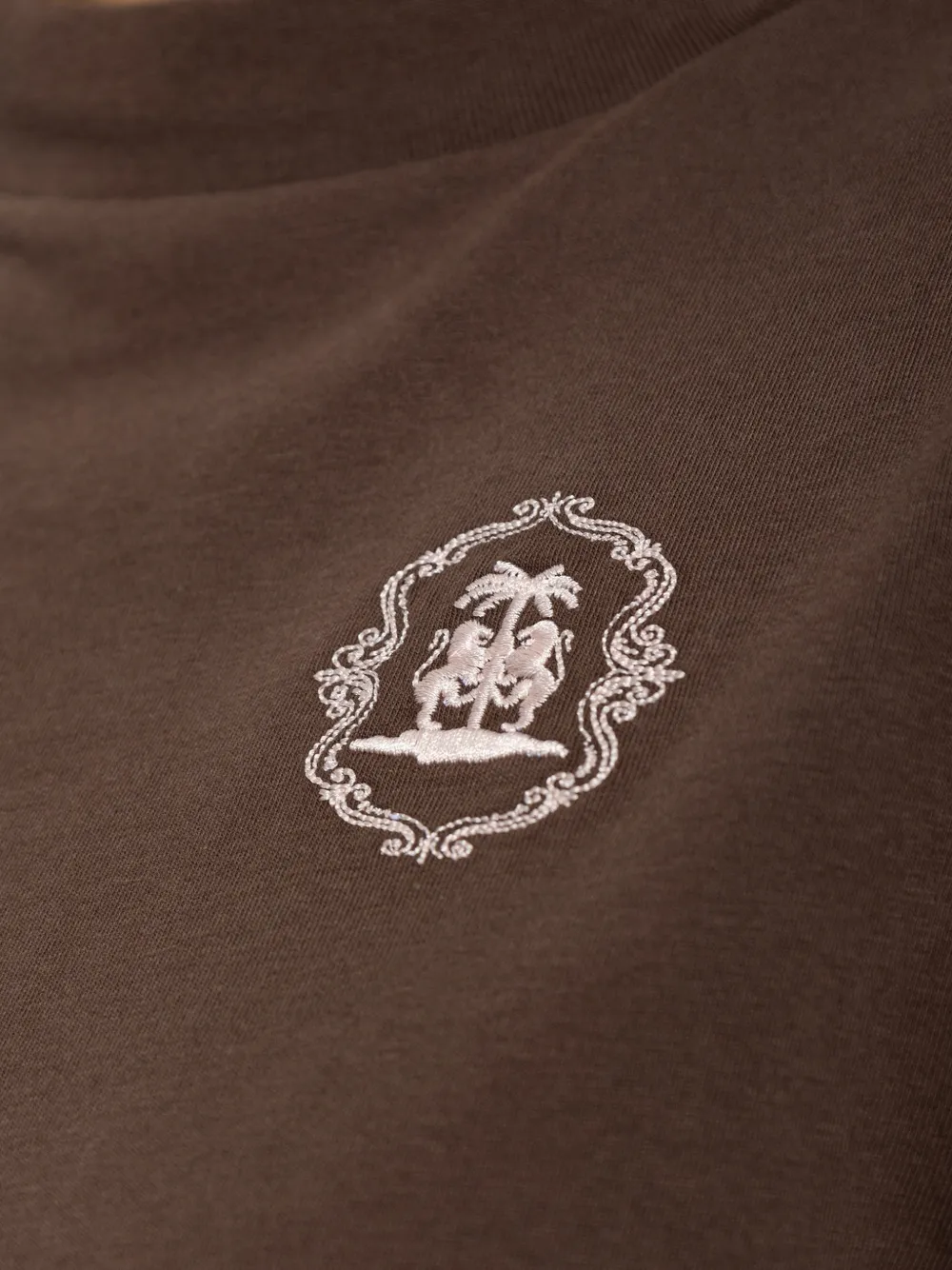 Palm Angels oversized cropped T-shirt Bruin