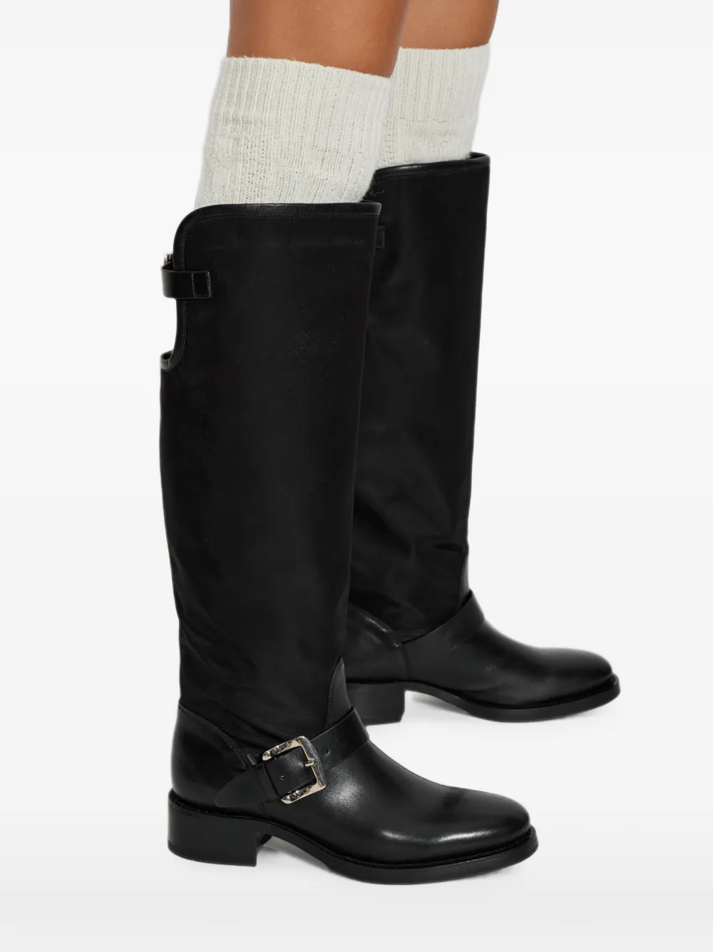 DSQUARED2 buckle-detail boots Zwart