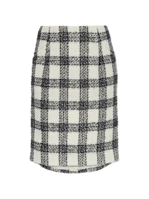 Comme Des Garçons Girl check-print Skirt | Black | FARFETCH