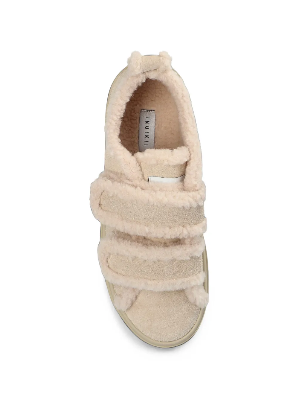 Inuikii Shearlin Low touch-strap sneakers Beige