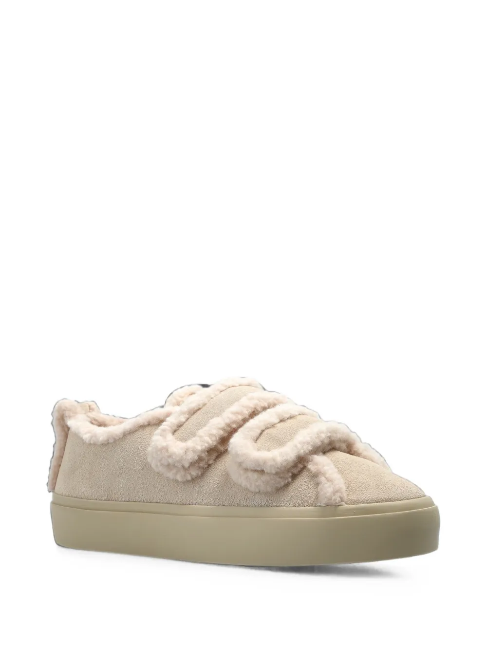 Inuikii Shearlin Low touch-strap sneakers Beige