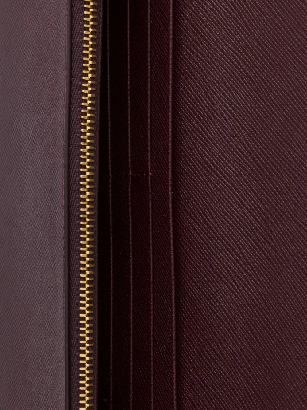Prada Saffiano leren portemonnee met schouderband Rood