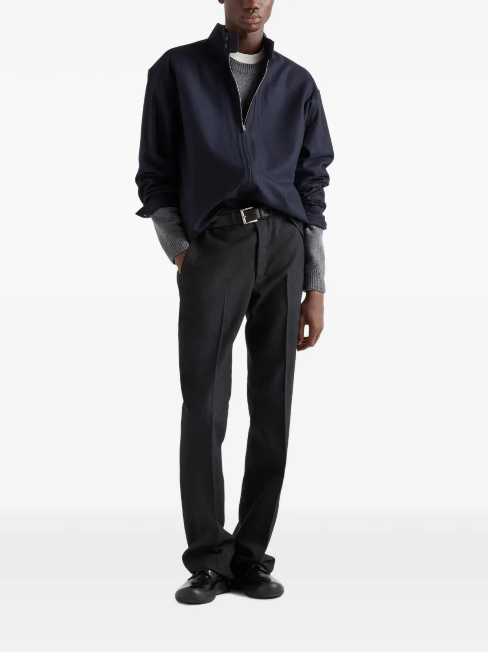 Prada Wollen en kasjmier overhemd Blauw