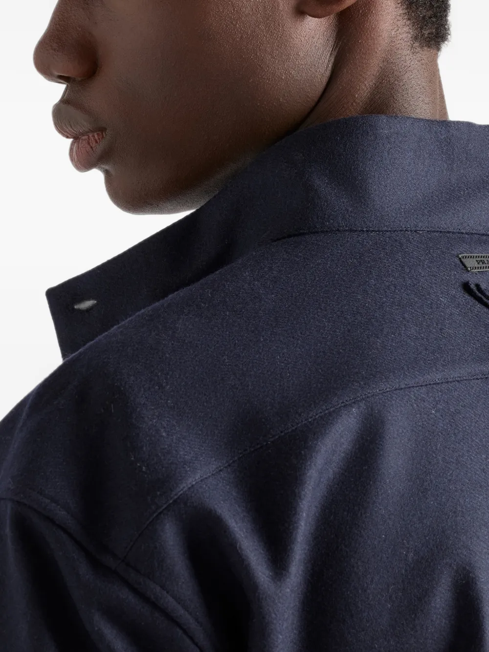 Prada Wollen en kasjmier overhemd Blauw