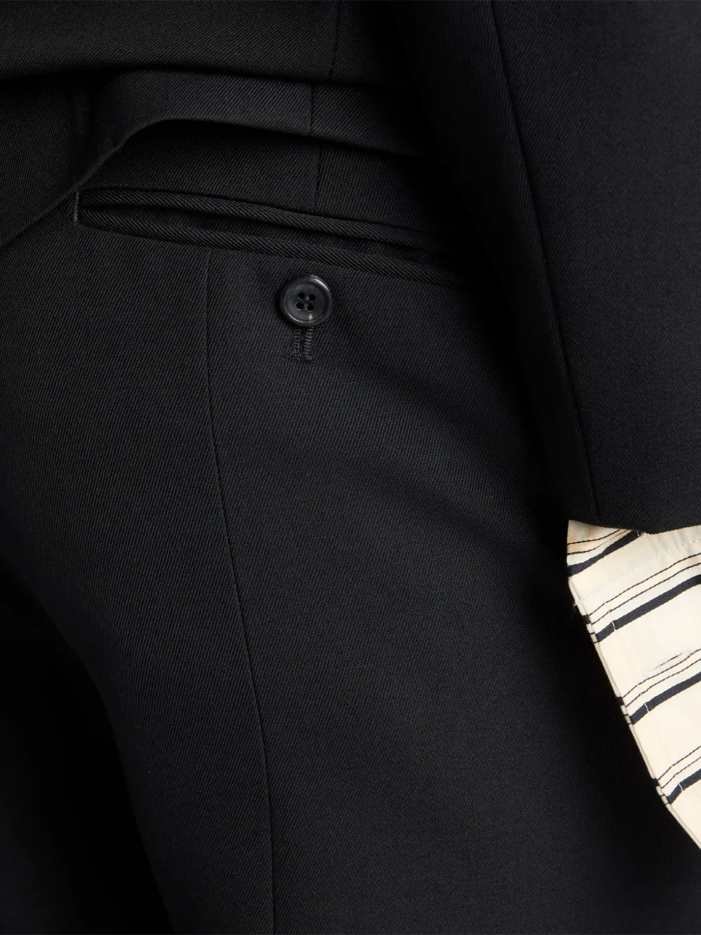 Prada Wollen broek Zwart