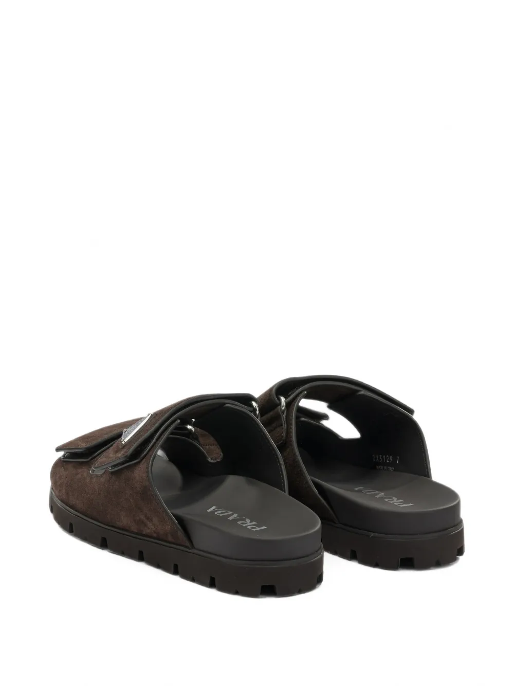 Prada Suède andalen met band Bruin