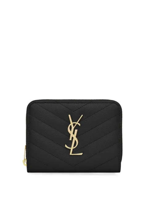 Saint Laurent Cassandre quilted leather wallet