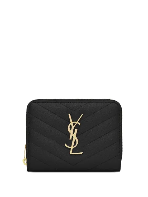 Saint Laurent Cassandre quilted leather wallet