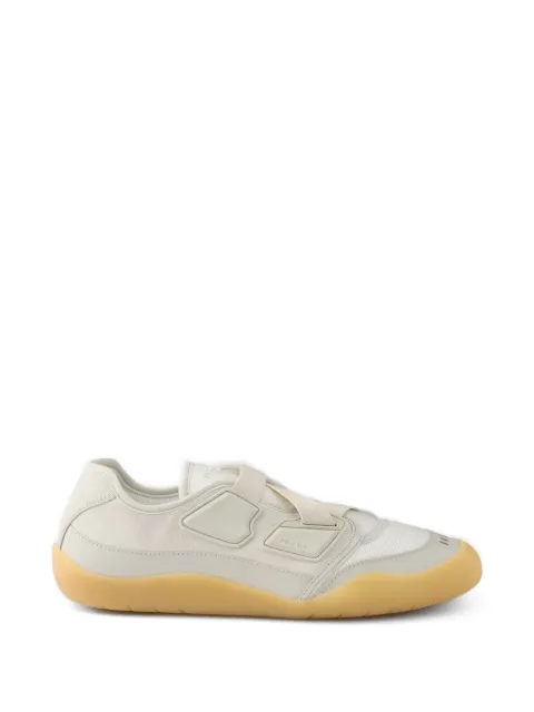 Prada Speedrock leather and mesh fabric sneakers