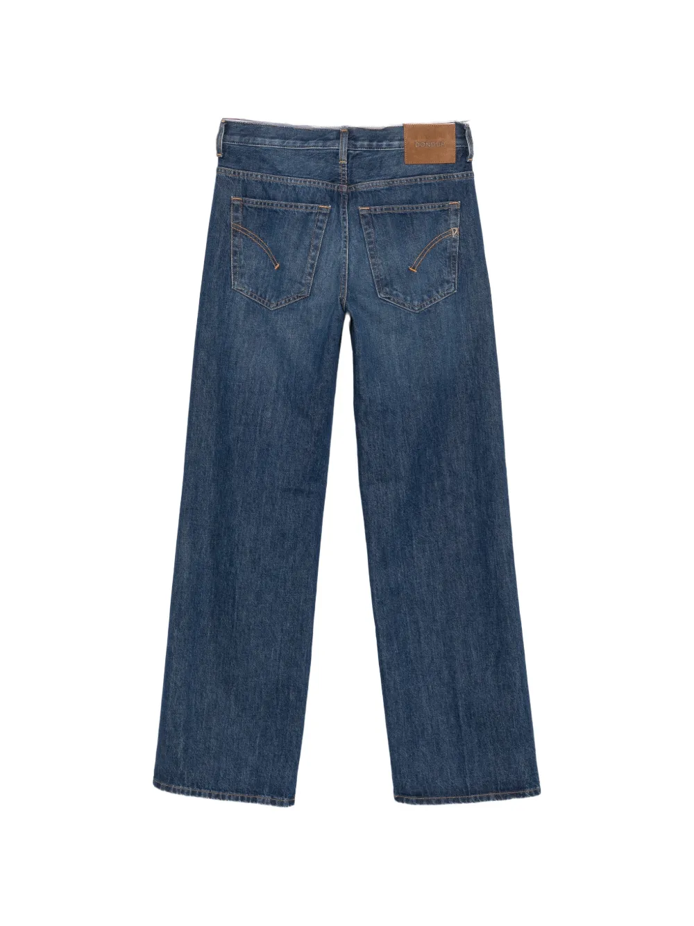 DONDUP Jacklyn jeans met wijde pijpen en vervaagd effect Blauw