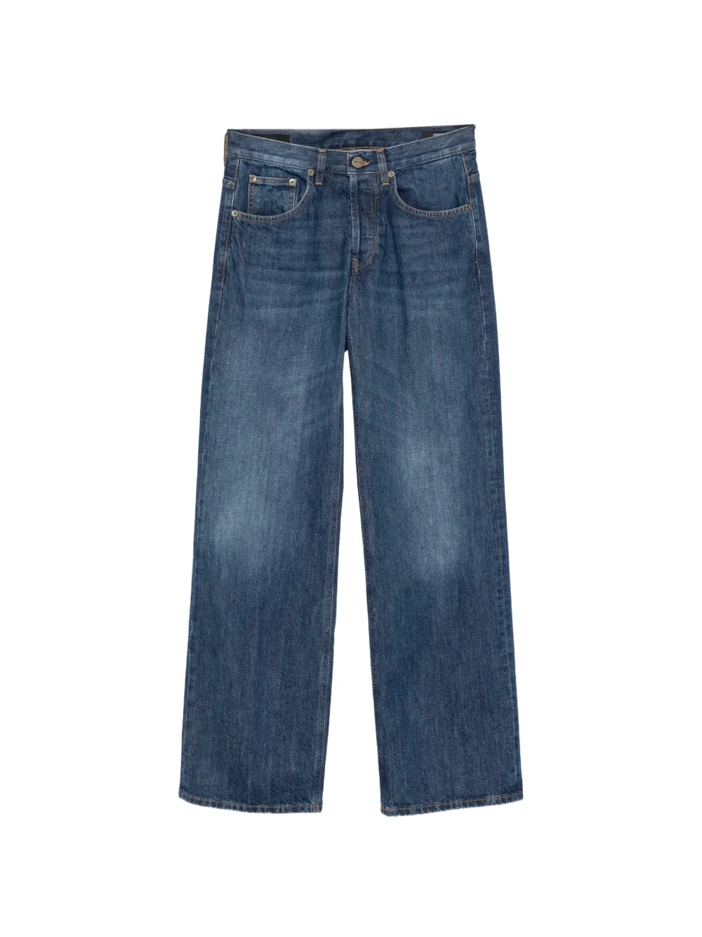 DONDUP Jacklyn faded-wash wide-leg jeans - Blu