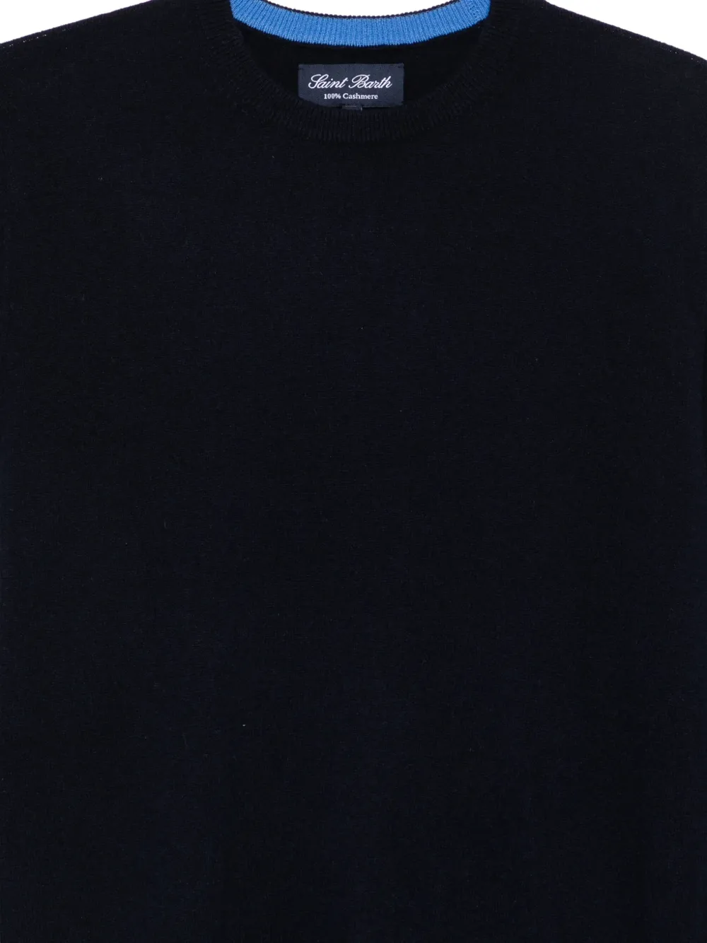 MC2 Saint Barth Regent kasjmier trui met ronde hals Blauw