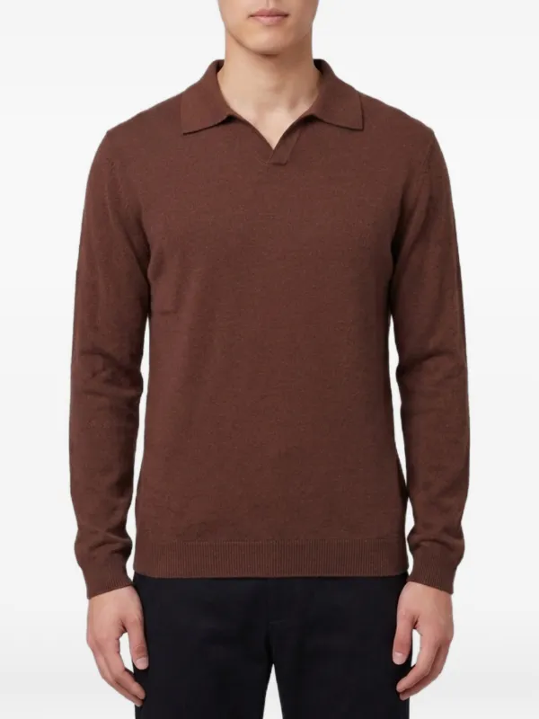 The Row Ripley Polo in Brown