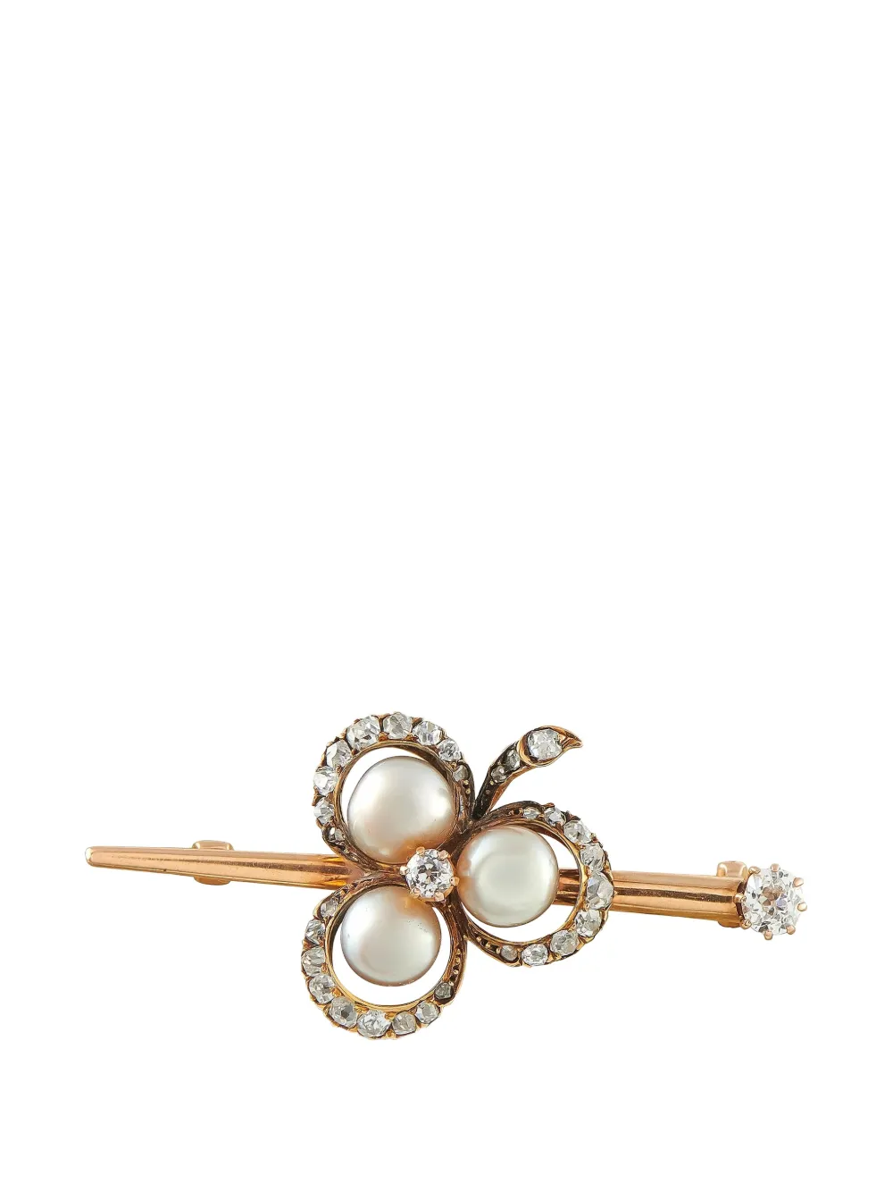 LB Exclusive pearl and diamond brooch - Oro