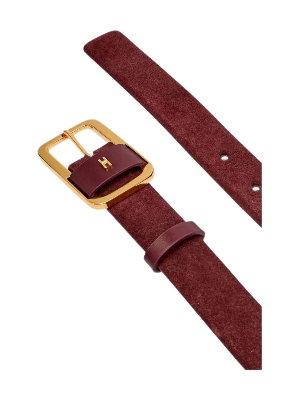 Elisabetta Franchi Riem met logo-plakkaat Rood