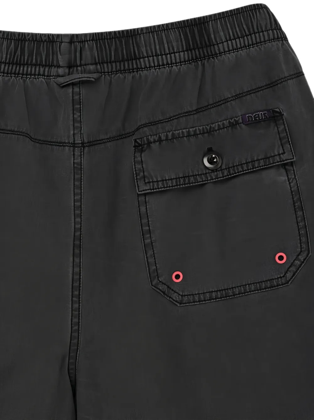 Deus Ex Machina Sandbar shorts met trekkoord en logopatch Grijs