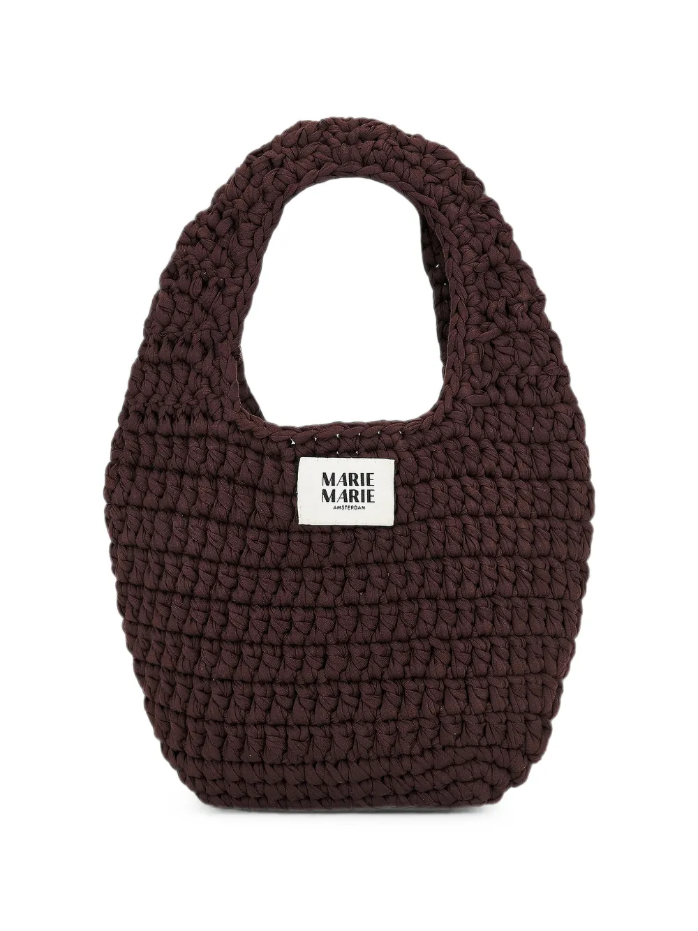 MARIE MARIE AMSTERDAM Borsa tote Chunky Egg - Marrone