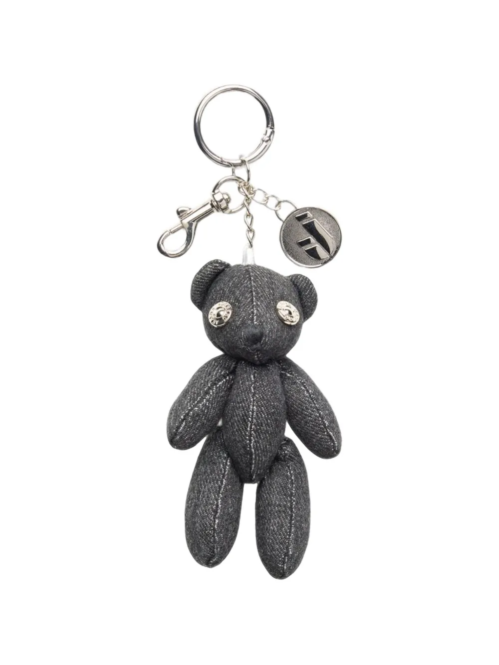 Iceberg Ciondolo per borsa Teddy Bear denim - Grigio