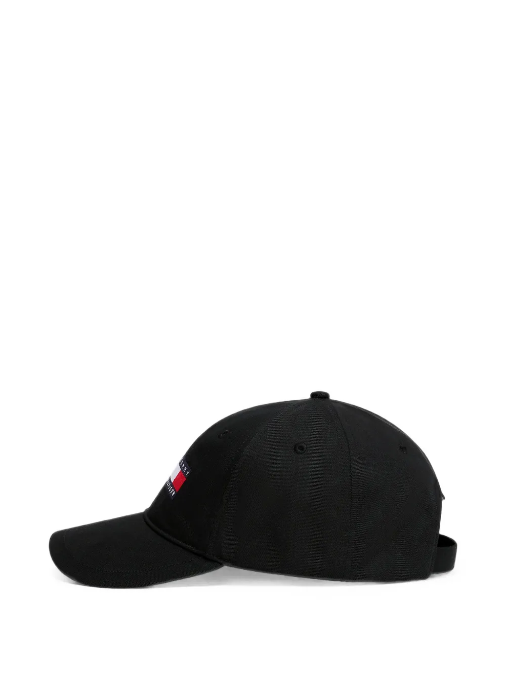 Tommy Hilfiger x Cadillac Formula 1 Team pet met geborduurd logo en vlakken Zwart