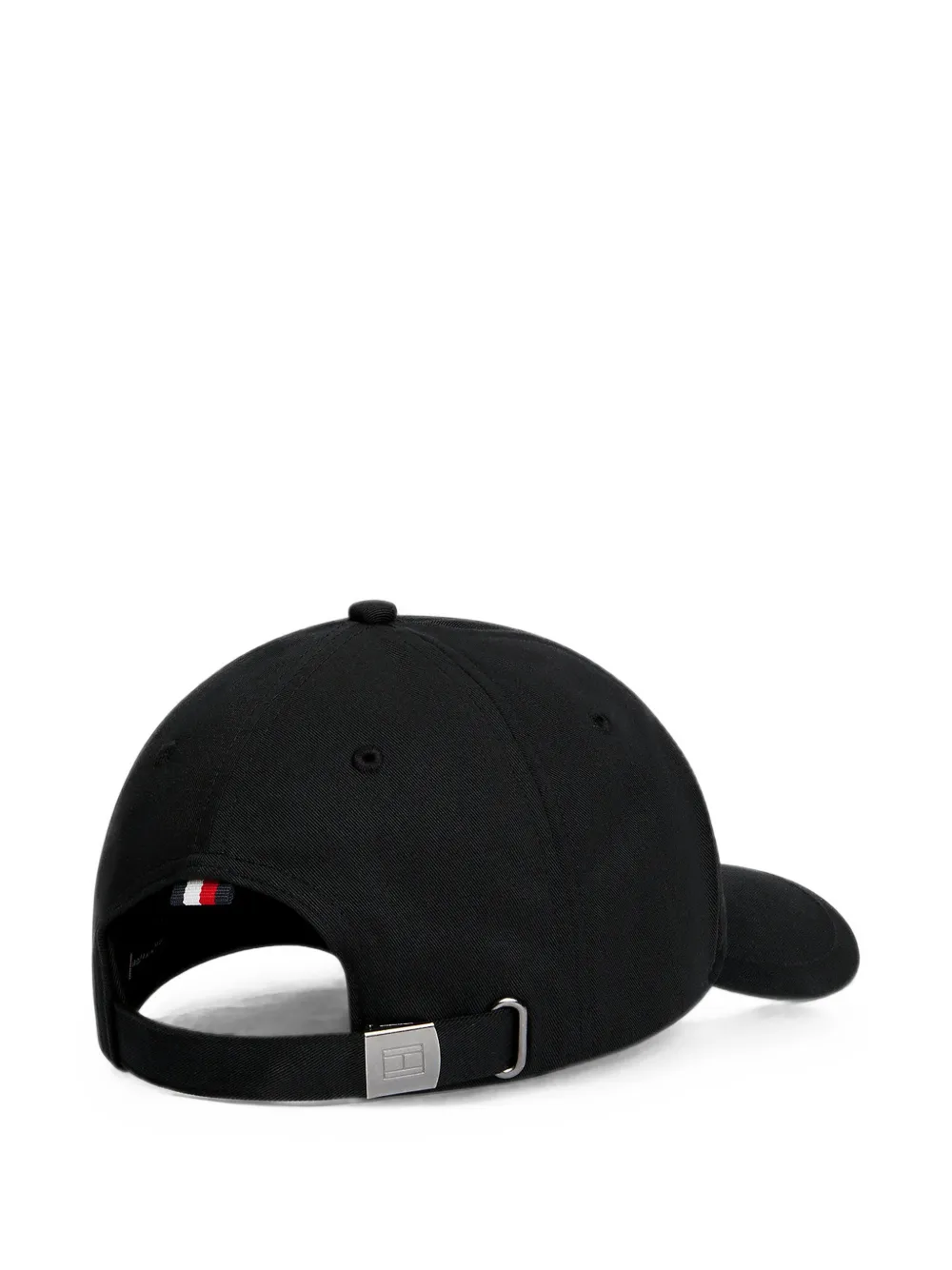 Tommy Hilfiger x Cadillac Formula 1 Team pet met geborduurd logo en vlakken Zwart