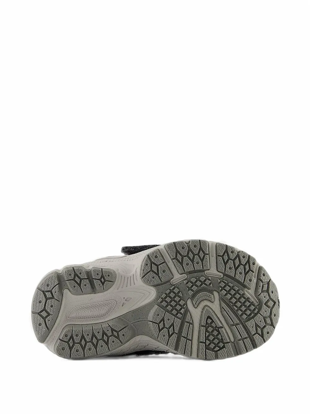 New Balance Kids 1906 Hook & Loop metallic-effect touch-strap sneakers Grijs