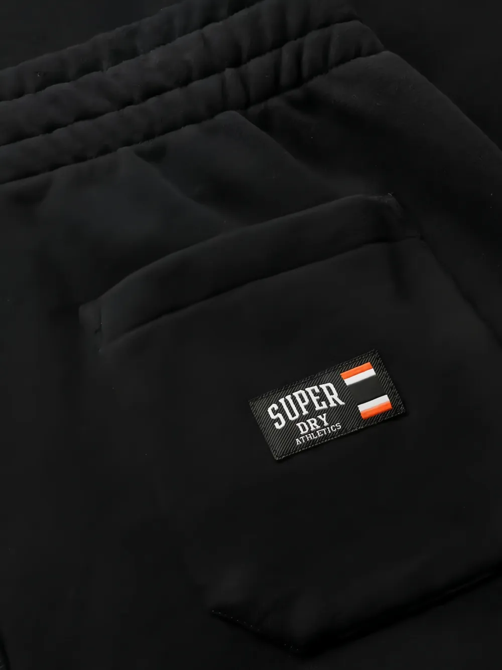 Superdry Trainingsbroek met logopatch Zwart
