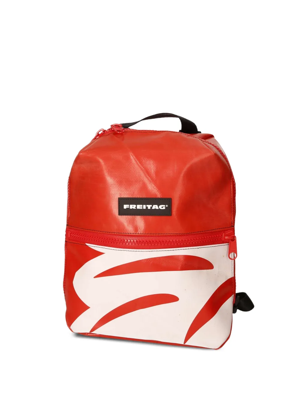 FREITAG Walter logo-patch backpack - Rosso
