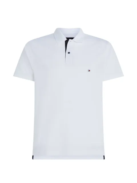 Tommy Hilfiger logo-embroidered piqué polo shirt