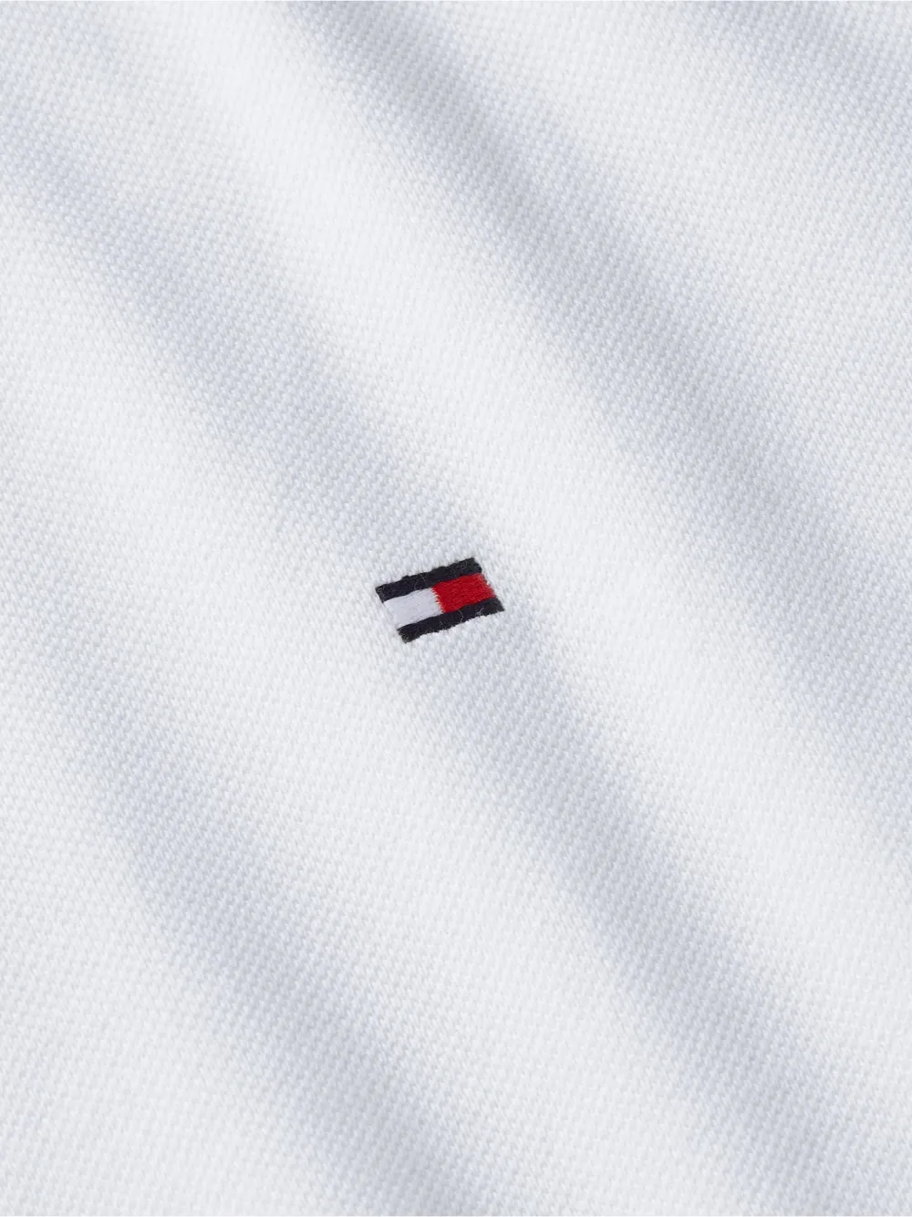 Tommy Hilfiger Piqué poloshirt met geborduurd logo Wit