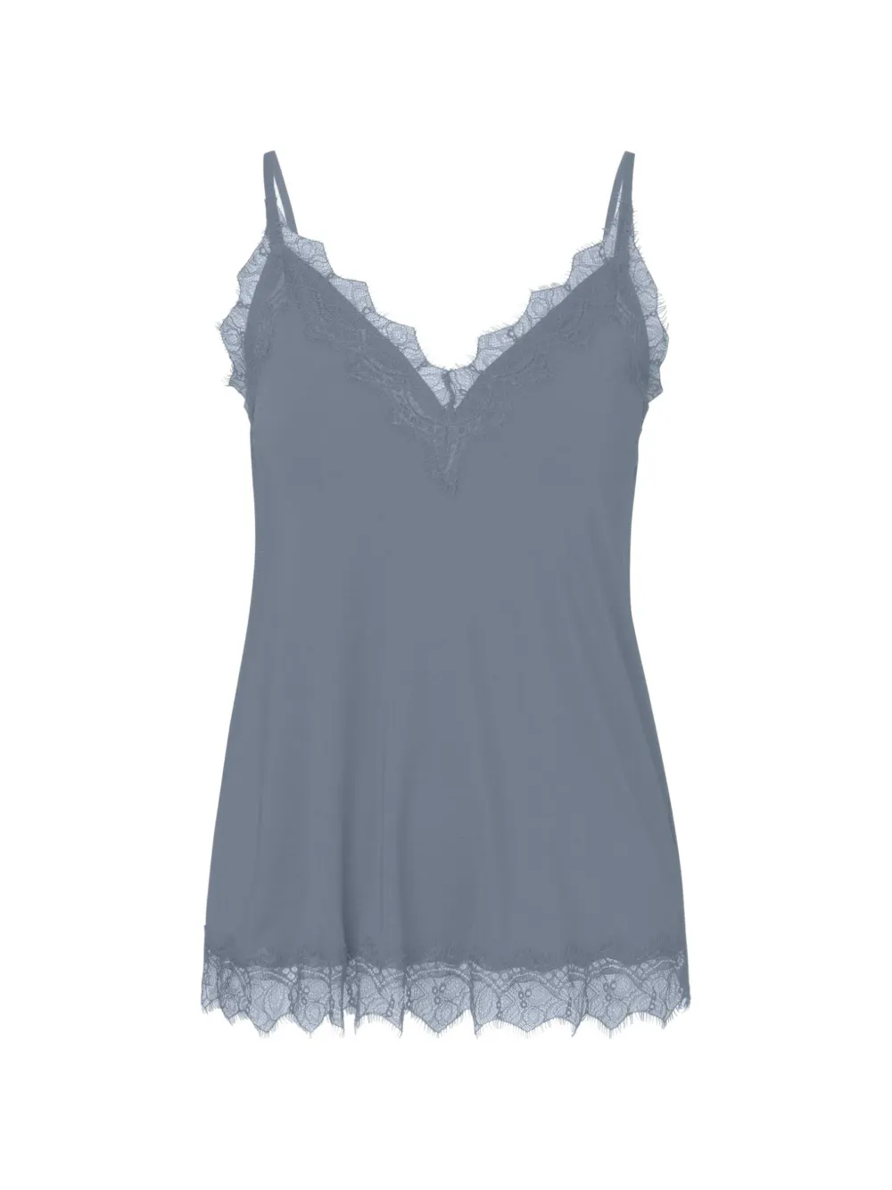 Rosemunde Billie lace-trim top - Blu