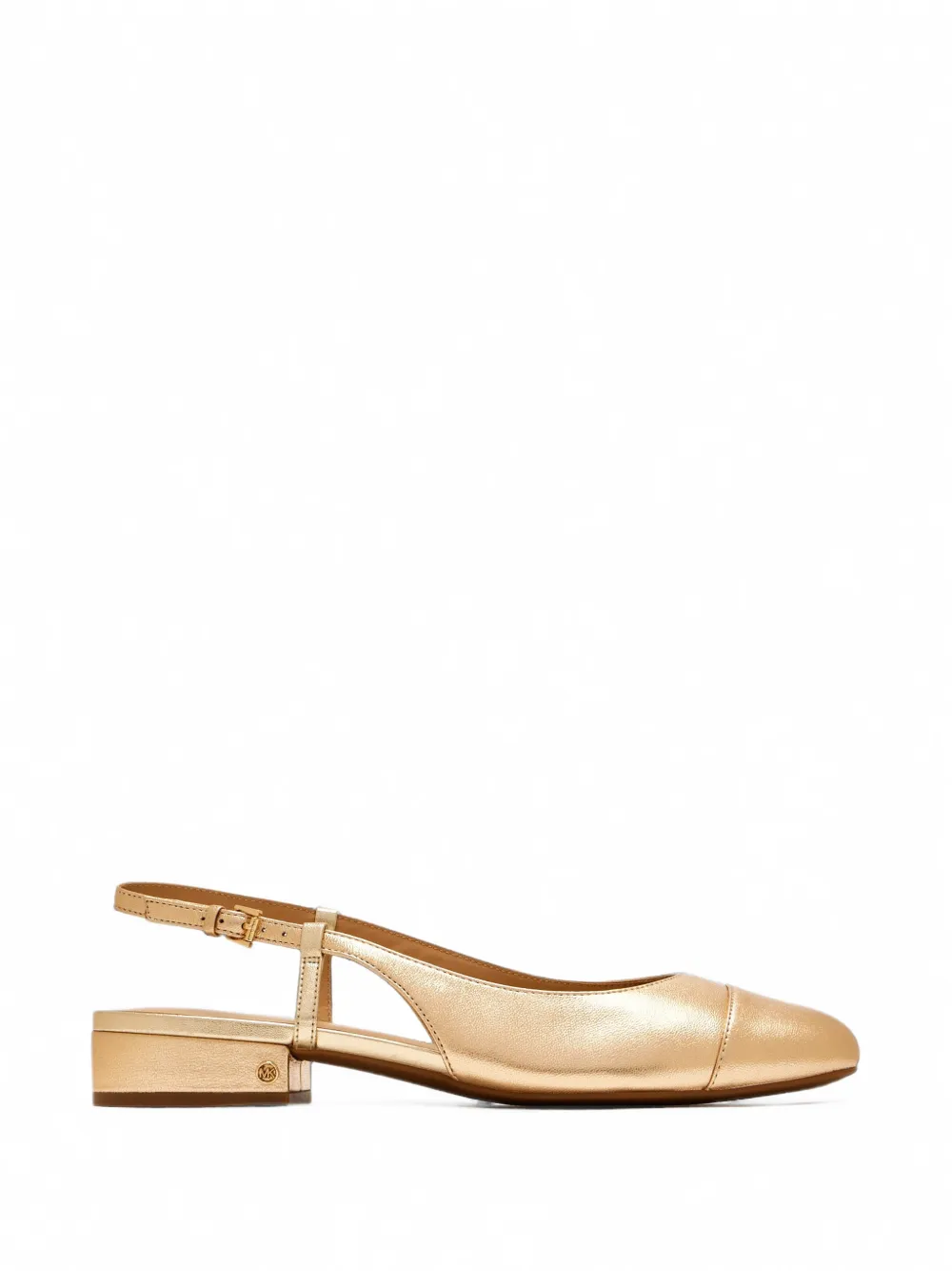 Michael Kors metallic slingback sandals - Oro