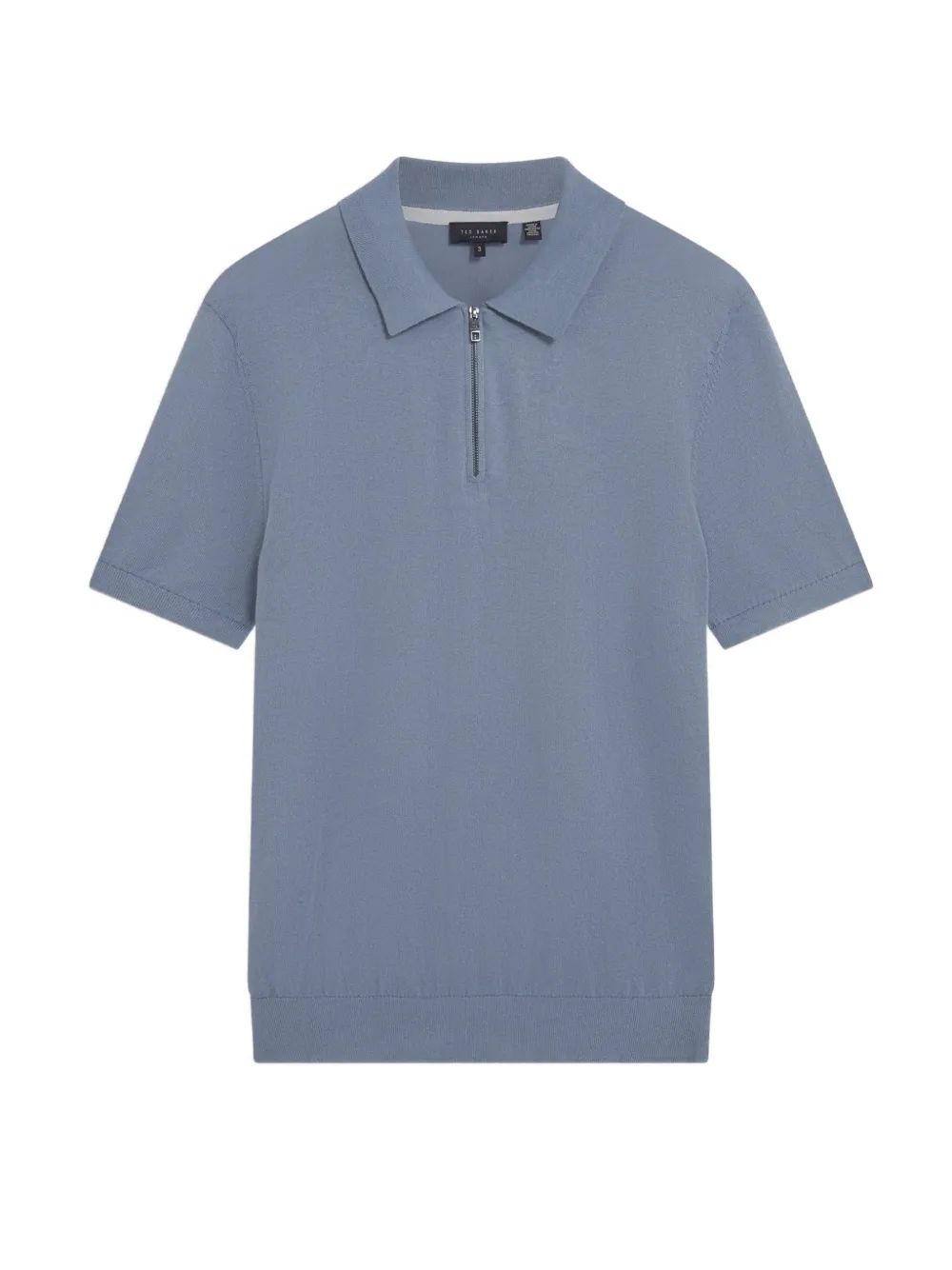 Ted Baker Givrans poloshirt met rits Blauw