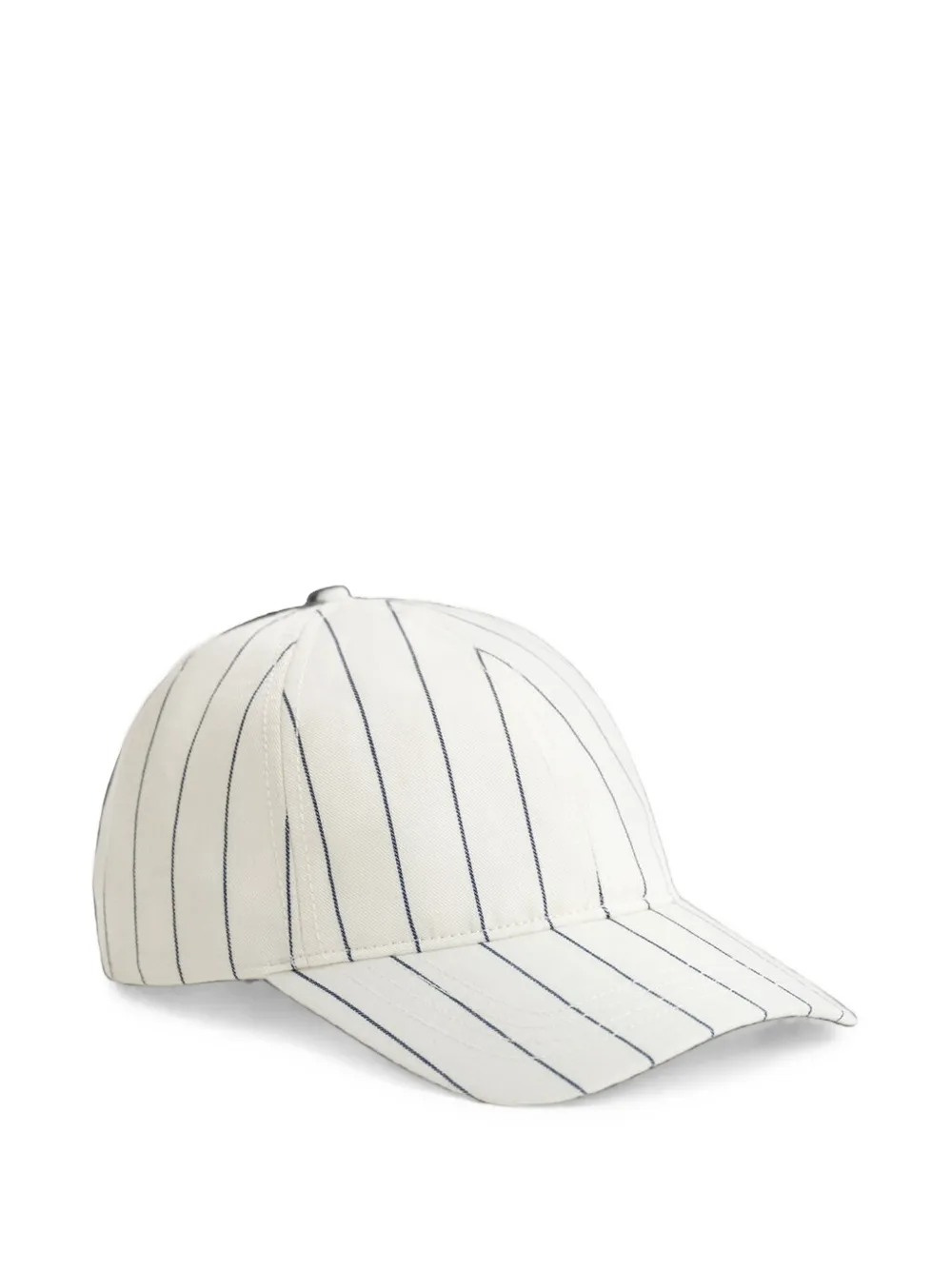 Gant pinstripe-pattern baseball cap - Bianco