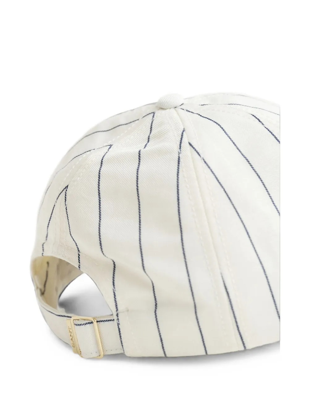 Gant pinstripe-pattern baseball cap Wit