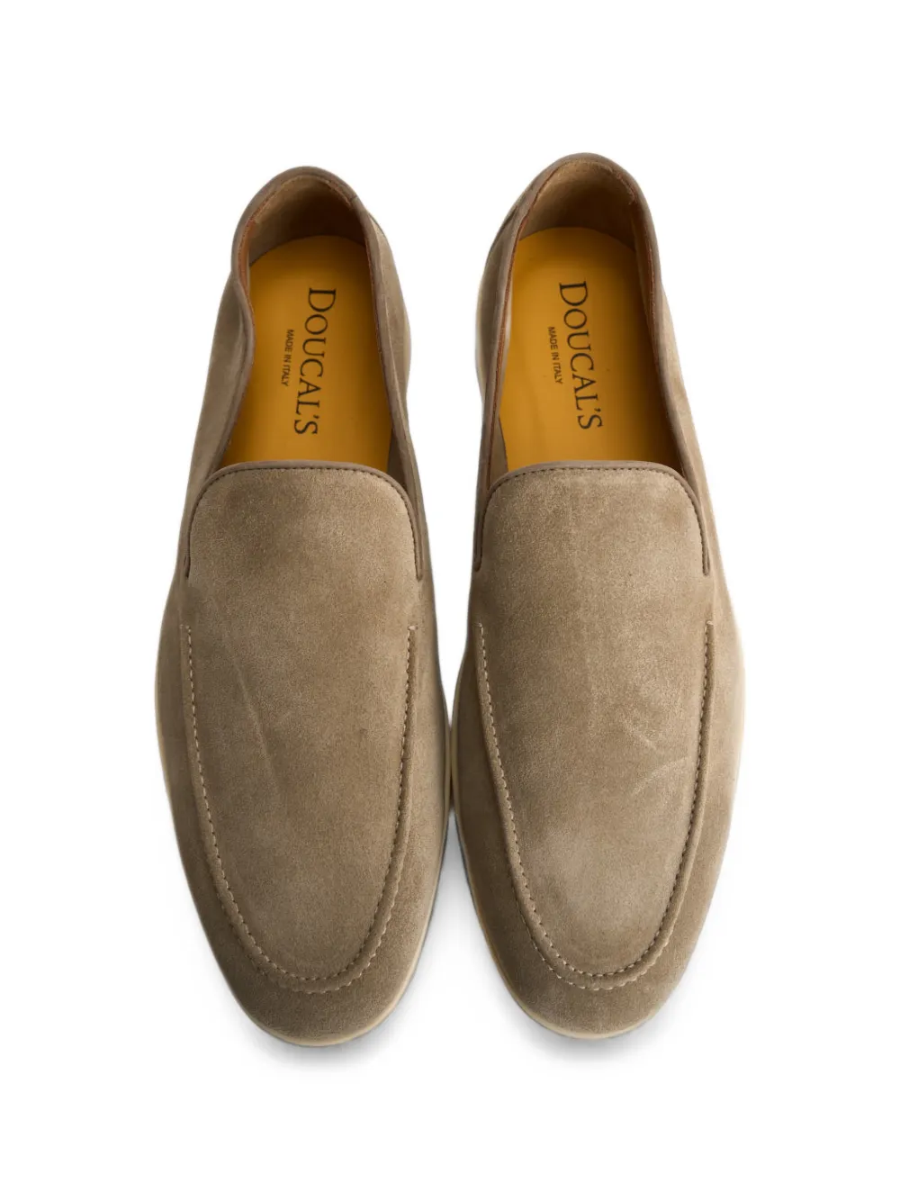 Doucal's suede loafers Beige