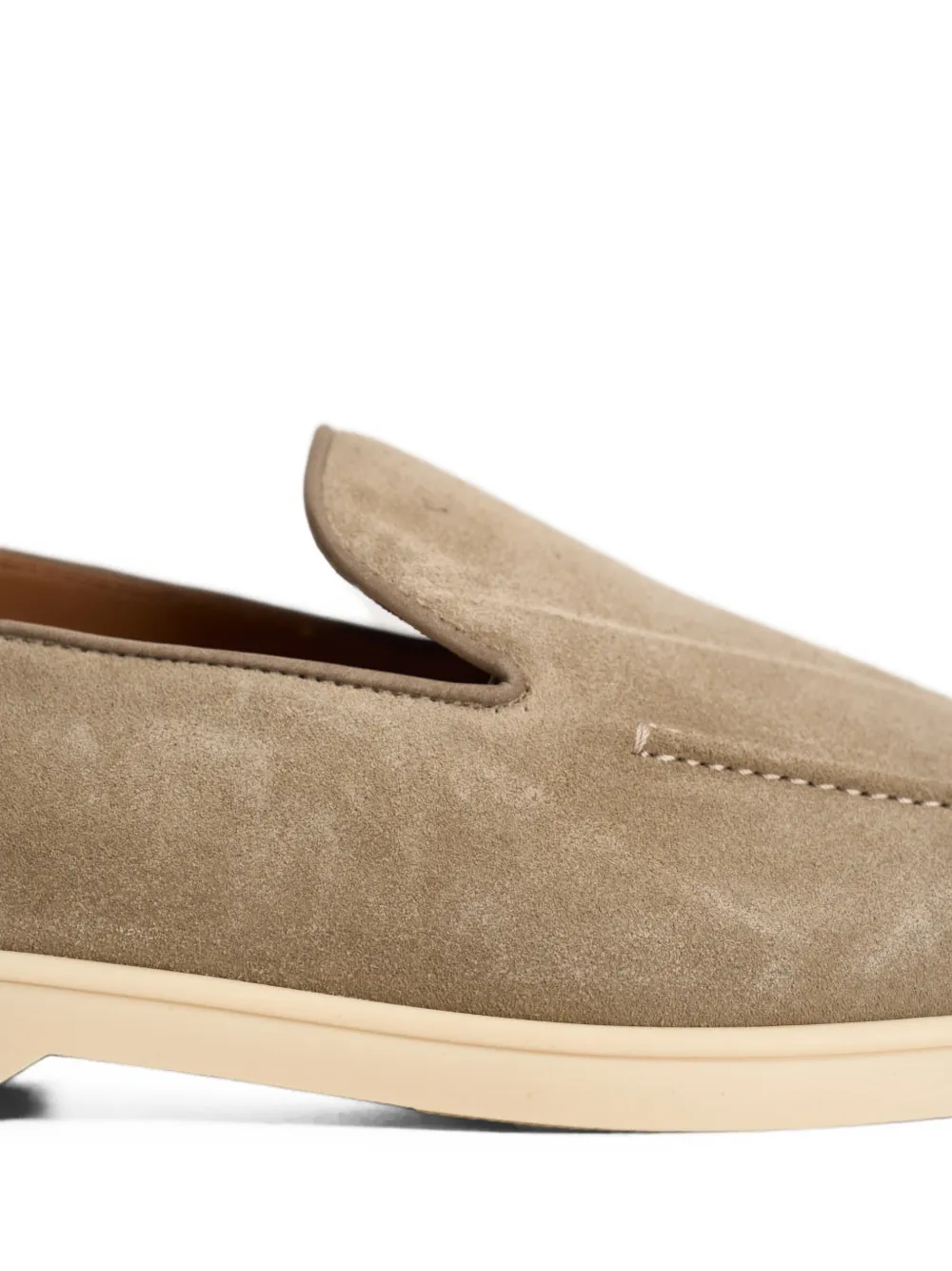 Doucal's suede loafers Beige