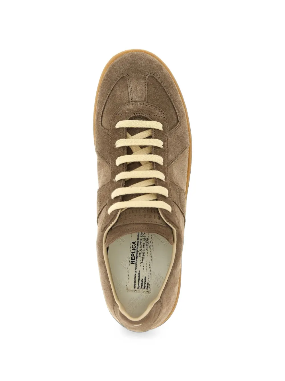 Maison Margiela Replica lace-up sneakers Bruin