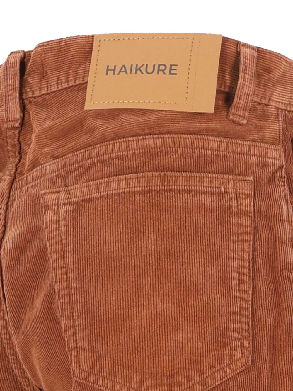 Haikure Clara ribfluwelen flared broek Bruin
