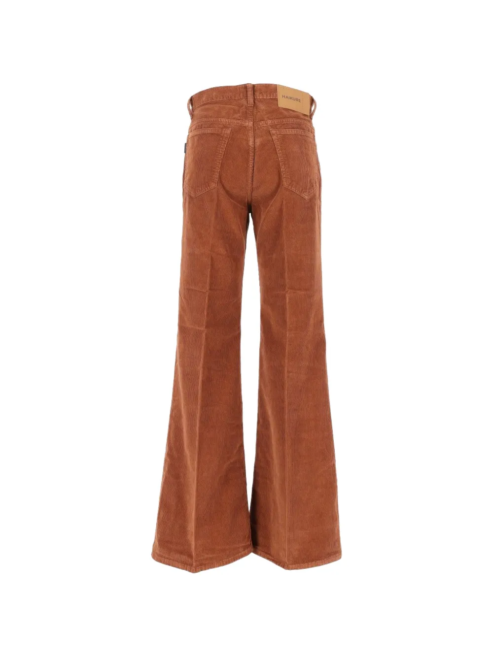 Haikure Clara ribfluwelen flared broek Bruin
